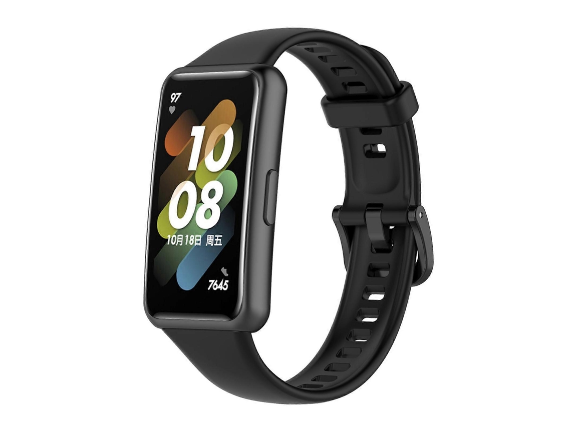 Pulseira De Silicone De Cor Sólida Para Huawei Band 7
