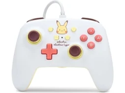 Comando Nintendo Switch POWER-A Pikachu Electric Branco
