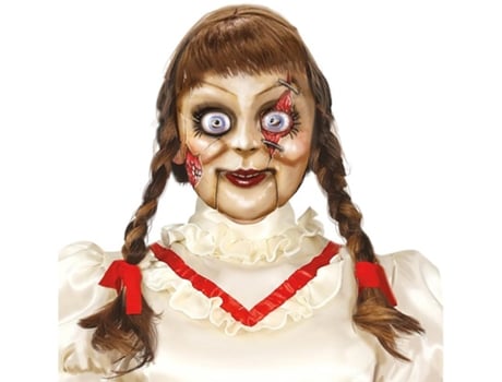 Máscara de boneca assassina de látex