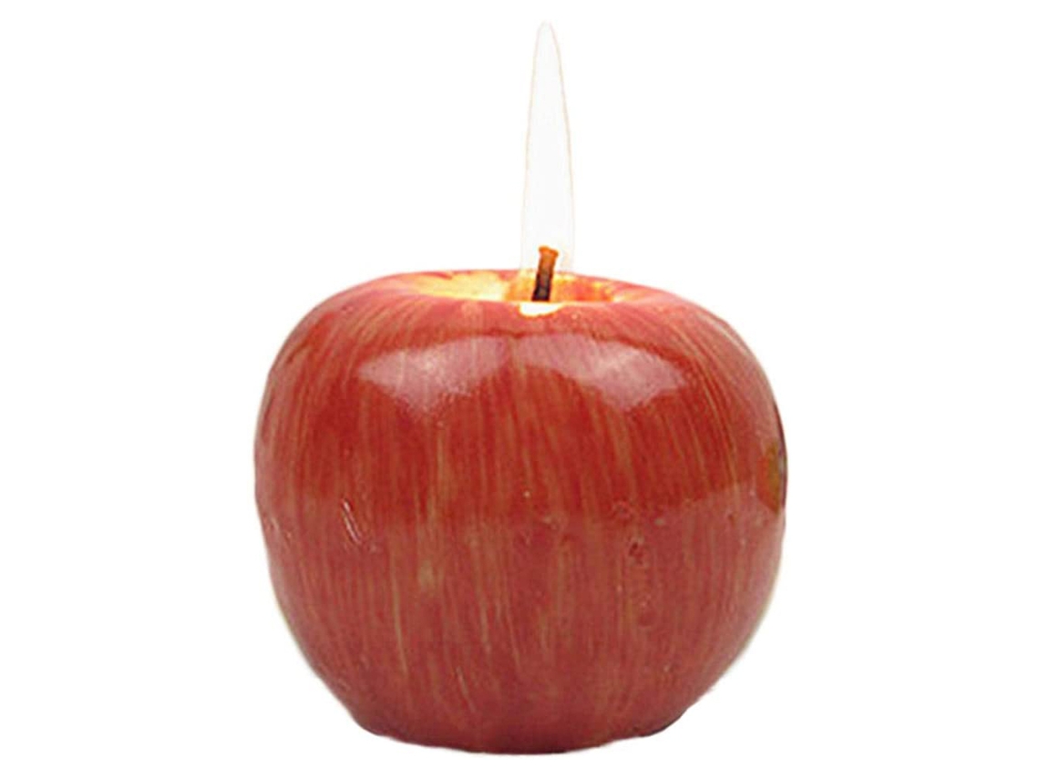 Velas decorativas festivas em forma de maçã para festas e decoração de Natal LAXISCREED