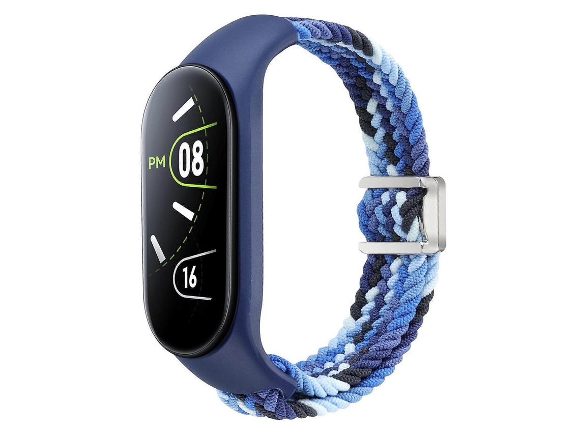 Xdfind Capa, Compatível Com Relógio Pulseira Integrada Trançada E Fecho Magnético Para Xiaomi Mi Band 7/ 6/ 5/ 4/ 3, Perfil Elegante