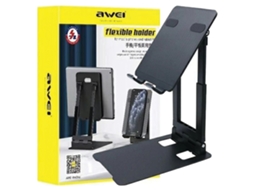 Suporte Para Tablet Awei X23 De 4 A 10,5 Polegadas Com Braço De Monitor Ajustável