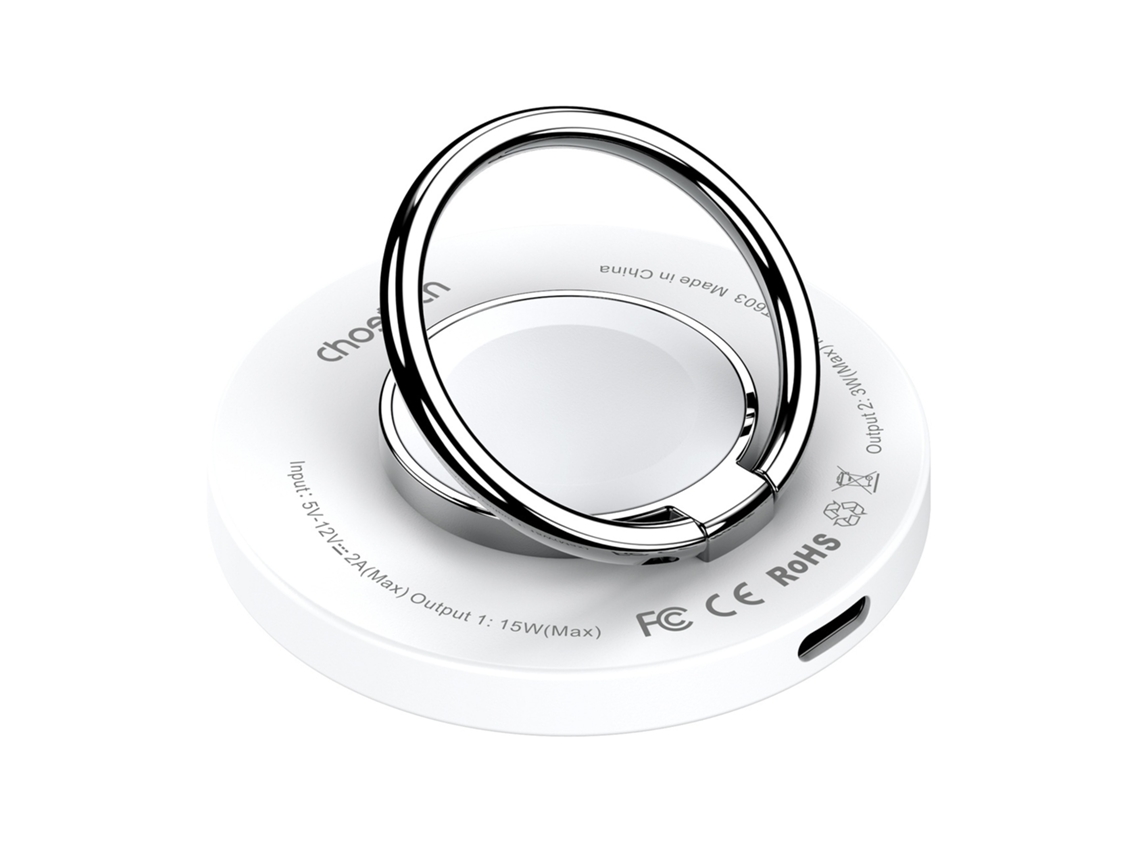 Lurelia Suporte Carregador Sem Fios, Branco, Para Smartphones Qi