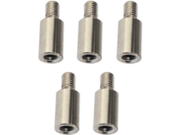 Nolitoy Poteaux D'extension En Fer Argenté Rallonges De 1 - 5cm Lote De 5 Acessórios Scrapbooking Práticas E