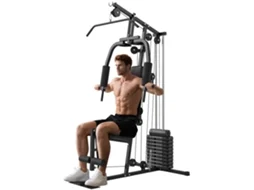 Tour Treino 45 Kg, Academia Casa Banco Multifuncional Estação Cabo Extensor Perna