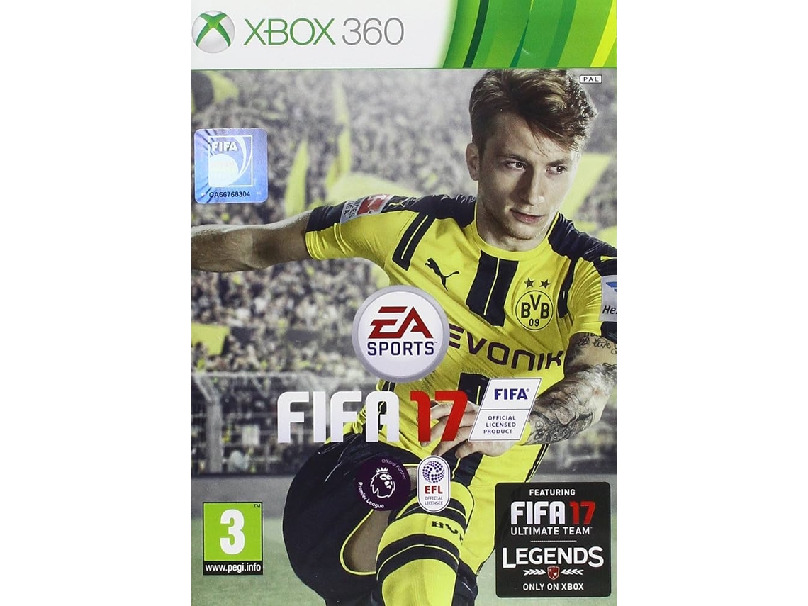 Fifa 17 - Xbox 360 (segunda-mão / Grade A)