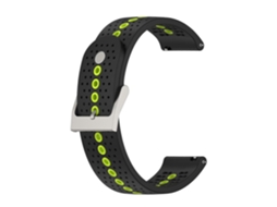 Pulseira De Silicone Universal De 20 Mm Com Furos Coloridos