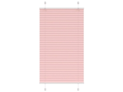 Vidaxl Rosa Plissada Cega 75x100 Cm Largura Tecido 74,4 Cm Poliéster