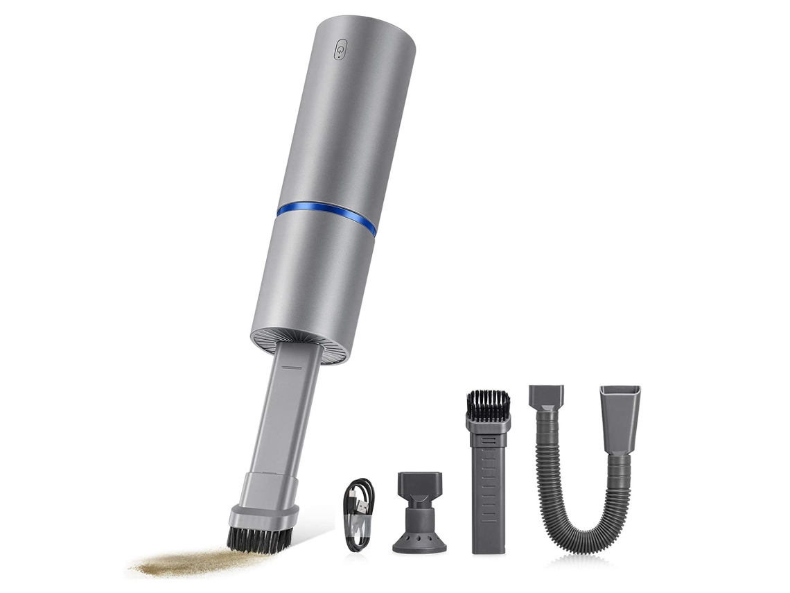 Aspirador Mini 3 em 1 Ar Duster e Bomba Manual Recarregável Usb NEVEANCE