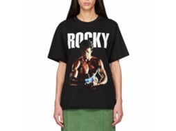 Rockinstone Rocky Movie Fist Tape Black Adult T-shirt Size:s