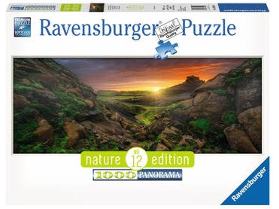 Puzzle RAVENSBURGUER Sole Sopra Lâ´Islanda (1000 Peças)
