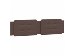 Headboard Cushion, Headboard Cushions Vidaxl Marrom Couro Artificial (200 Cm)