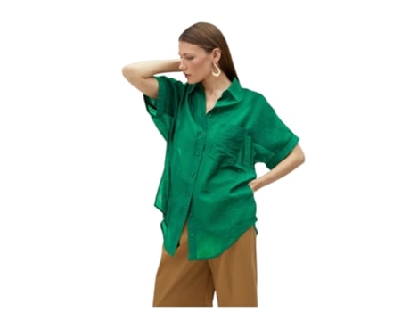 Blusa De Mulher Maite Linho Verde (s)
