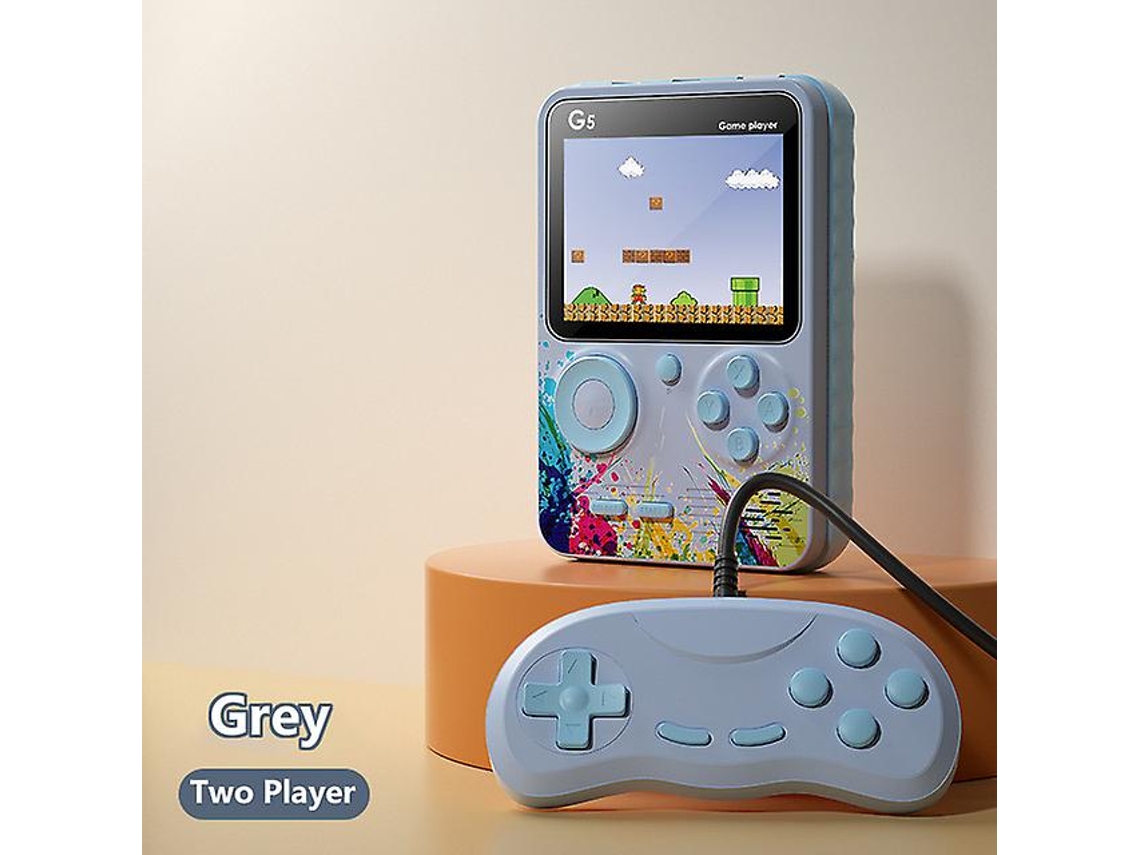 Console De Jogos Portátil Integrado 500 Em 1, Jogos Clássicos, Máquina De Videogame Retrô, Controle Duplo De Combinação De Cores Macaron Ly Ebike