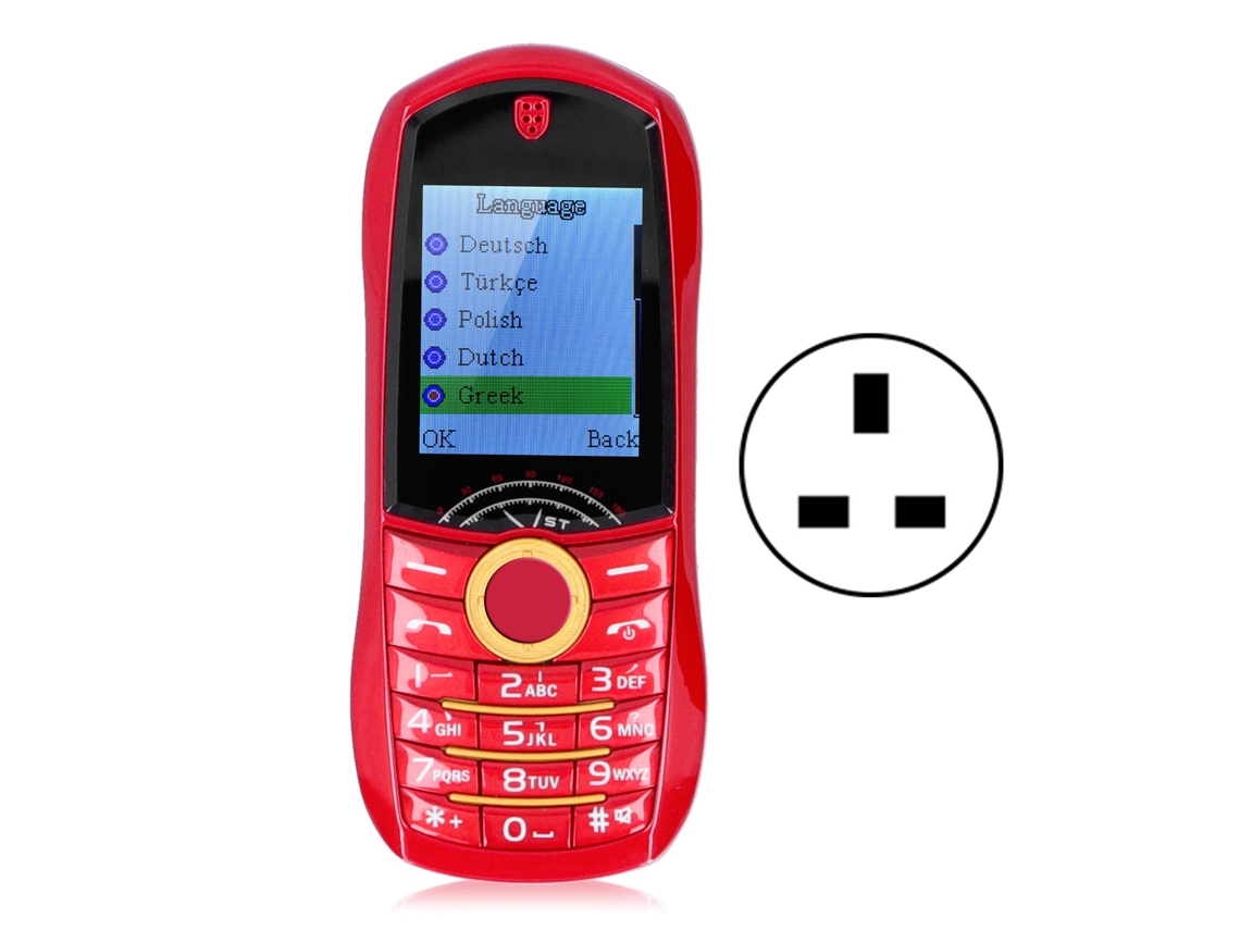 Laxiscreed Celular Com Tela De 1.77" E 64mb De Memória Compacto E Prático