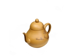 Chaleira XGF 210Ml Yixing Famous Purple Clay s s Golden Blossom Beauty
