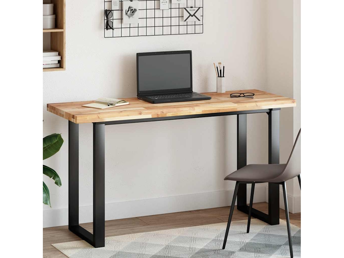 Vidaxl Tampo De Mesa Retangular 140x50x4 Cm Madeira De Acácia Maciça