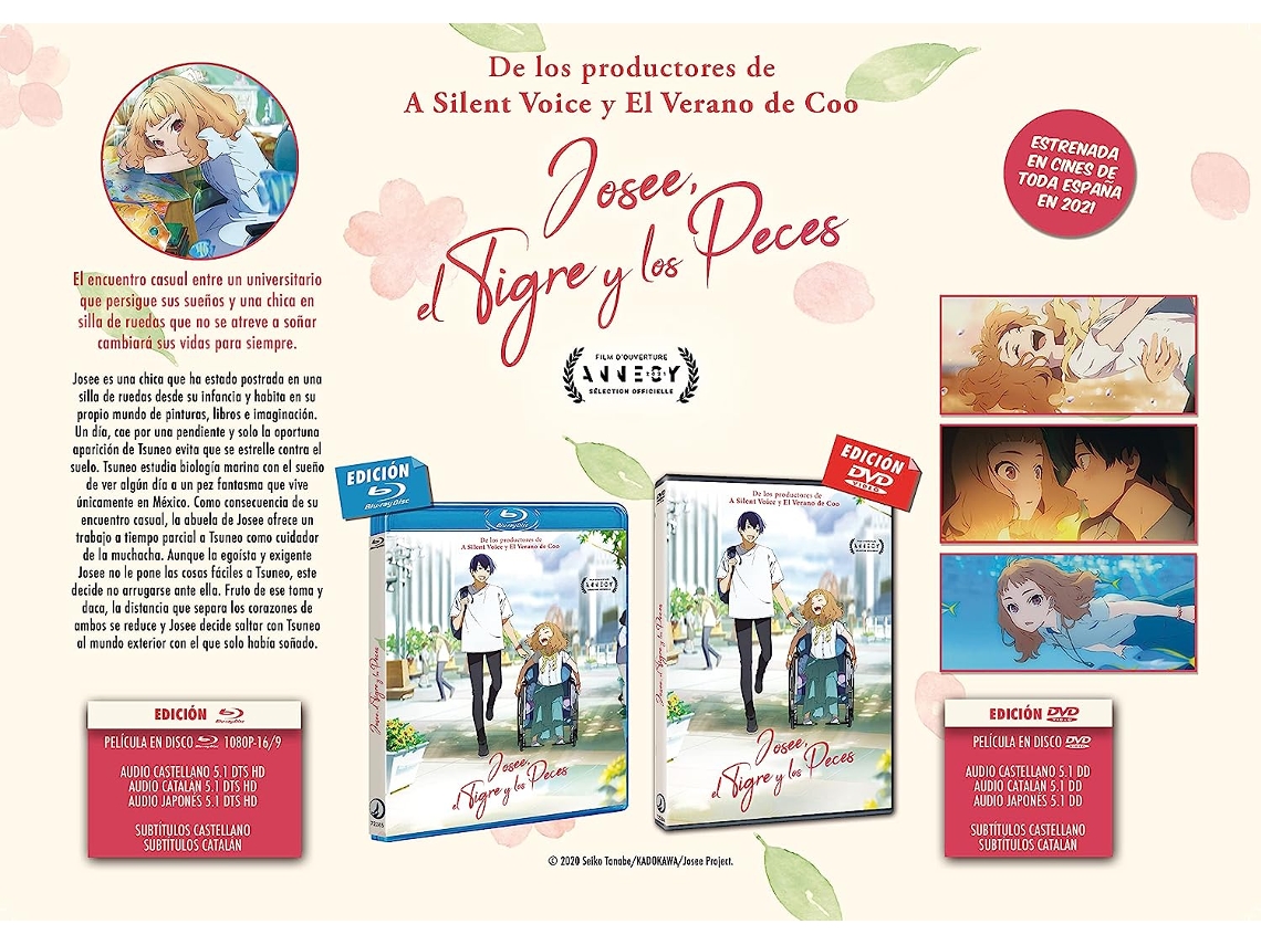 DVD Joze To Tora To Sakanatachi Josee The Tiger And The Fish / Josee El - Josee The Tiger And The Fish Dvd