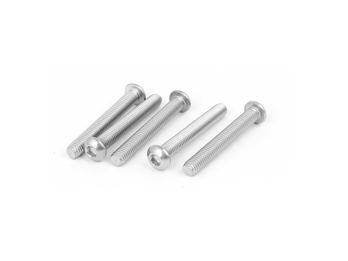 Parafuso De Cabeça Cilíndrica Sextavada Interna M6x45mm Em Aço