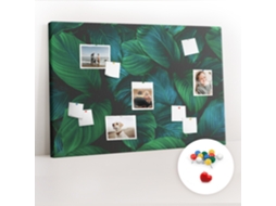 Painel De Cortiça Para Parede Folhas Da Natureza Para A Sala De Estar Espelharte (120x80 Cm)
