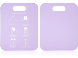 Prancha para Dobrar Camisas, 2 Peças, Auxiliar de Dobragem em Plástico Pp e Camisetas, Tamanho CHABERLU