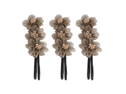 Feitora De Coques Reutilizável Cabelo Floridos Elegante