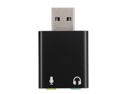 Placa de Som Usb LAXISCREED Efeito 3d Estéreo