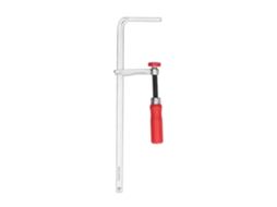 Prancha De Fixação F Clamp Alumínio Ajustável Anti Derrapante Com Cabo De Freixo Para Carpintaria 300x60mm