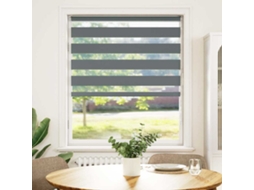 Maison Exclusive - Cortina De Zebra 100x150 Cm Largura Do Tecido 95,9 Cm Poliéster