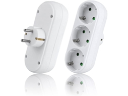 Régua De Tomadas Parede Com 3 Saídas(3500w/16a), Ideal Para Casa E Escritório