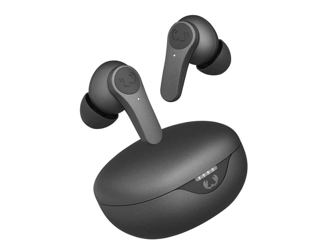 Auriculares Bluetooth FRESH 'N REBEL Twins Rise (Sem Fios - Noise Cancelling - Microfone - Preto)