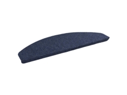 Conjunto 15 Degraus De Escada Vidaxl Azul Poliéster (80 X 28 X 3,5 Cm)