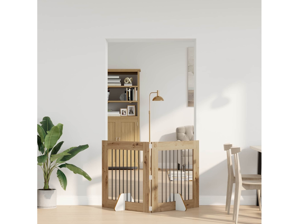 Vidaxl Portão Dobrável Com Suportes 2 Unid. 160,5 Cm