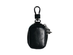Capa De Couro Com Fivela Para Airpods 3 Preto Brilvibera