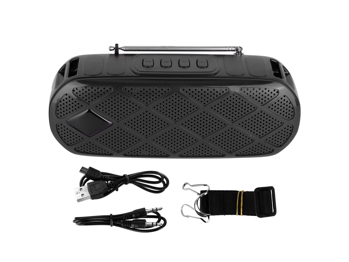Caixa de Som Bluetooth CHABERLU Recarregável, Cartão, Aux, Estilo Retrô, Sem Fio