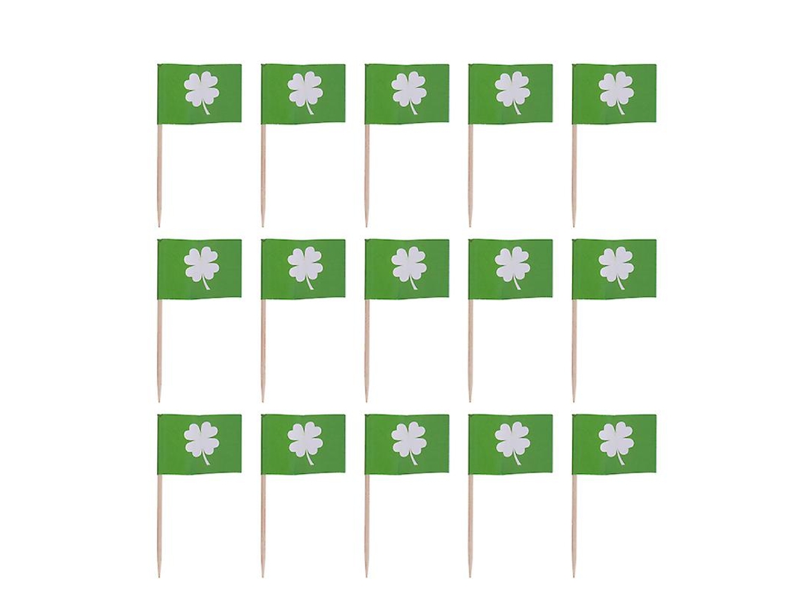 200pcs Toppers De Bolo De Trevo