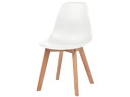 Maison Exclusive - Cadeiras De Jantar 2 Pcs Plástico Branco