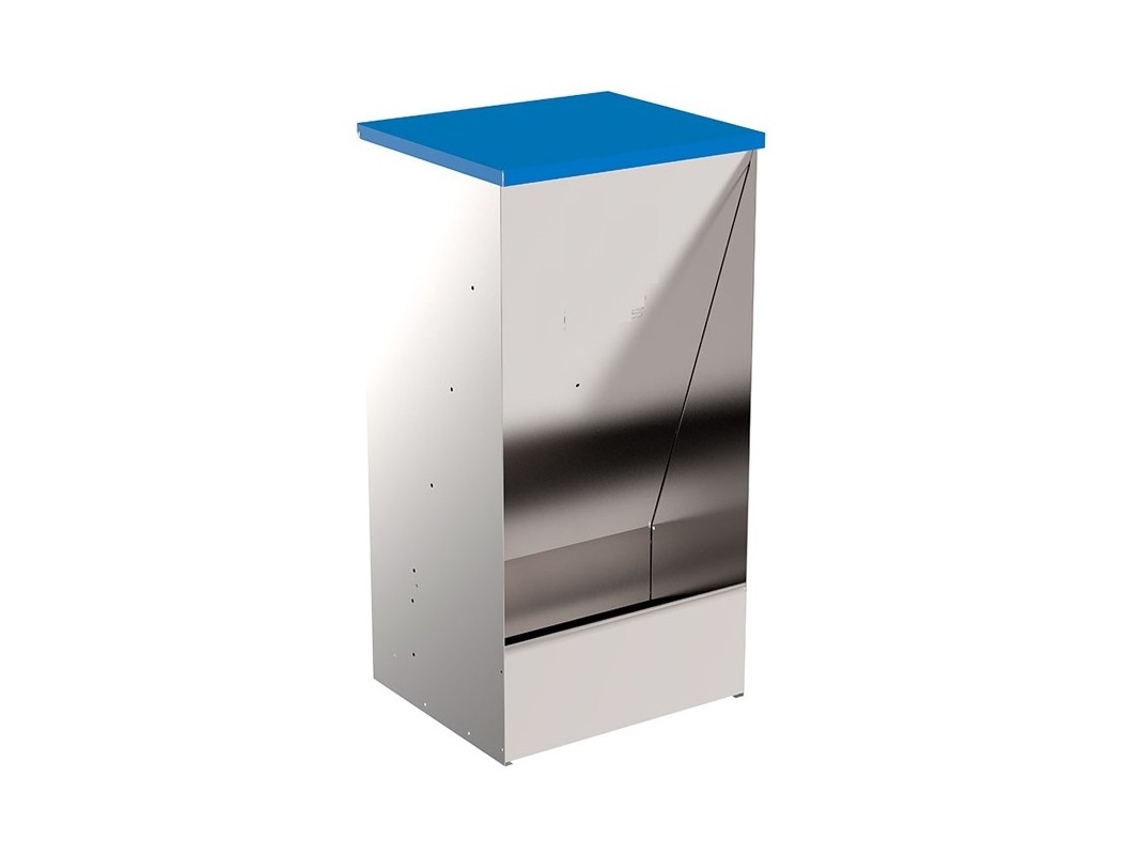 Comedouro Automático para Cães, Gatos, Mascotas 20 Litros Para Dosificação De Pienso, Comedero Galvanizado, 31x26x61 Cm
