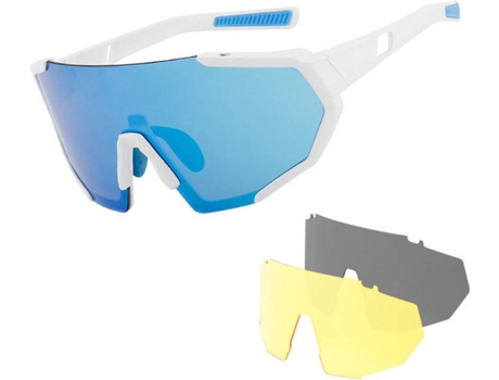 Óculos para Modalidades Outdoor ATRUMS HY-011 Branco e Azul (14 x 13.2 x 6.3 cm)