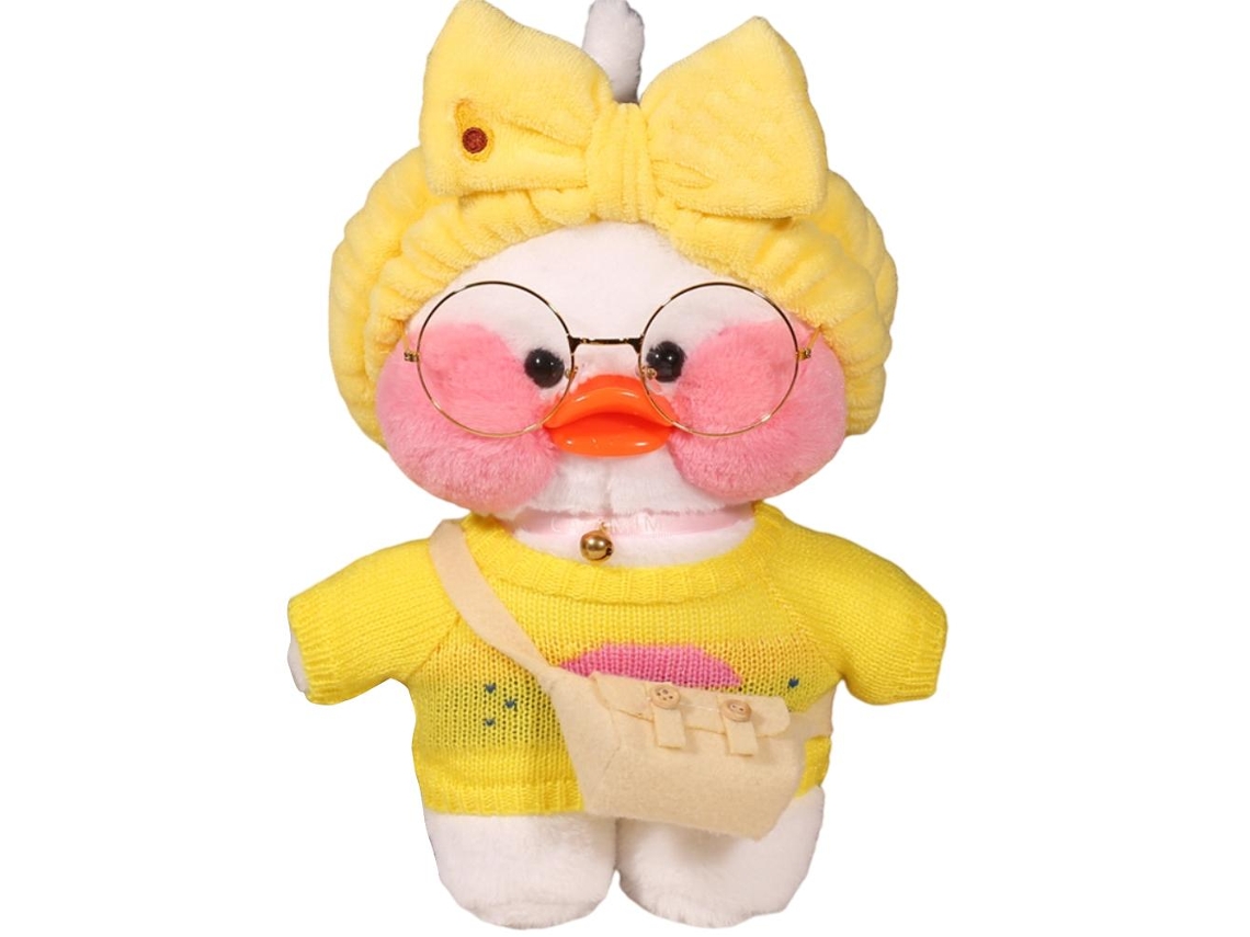Pato de Pelúcia Rosa, Bichinho de Pelúcia Macio, Presente Ideal para Meninos e Meninas