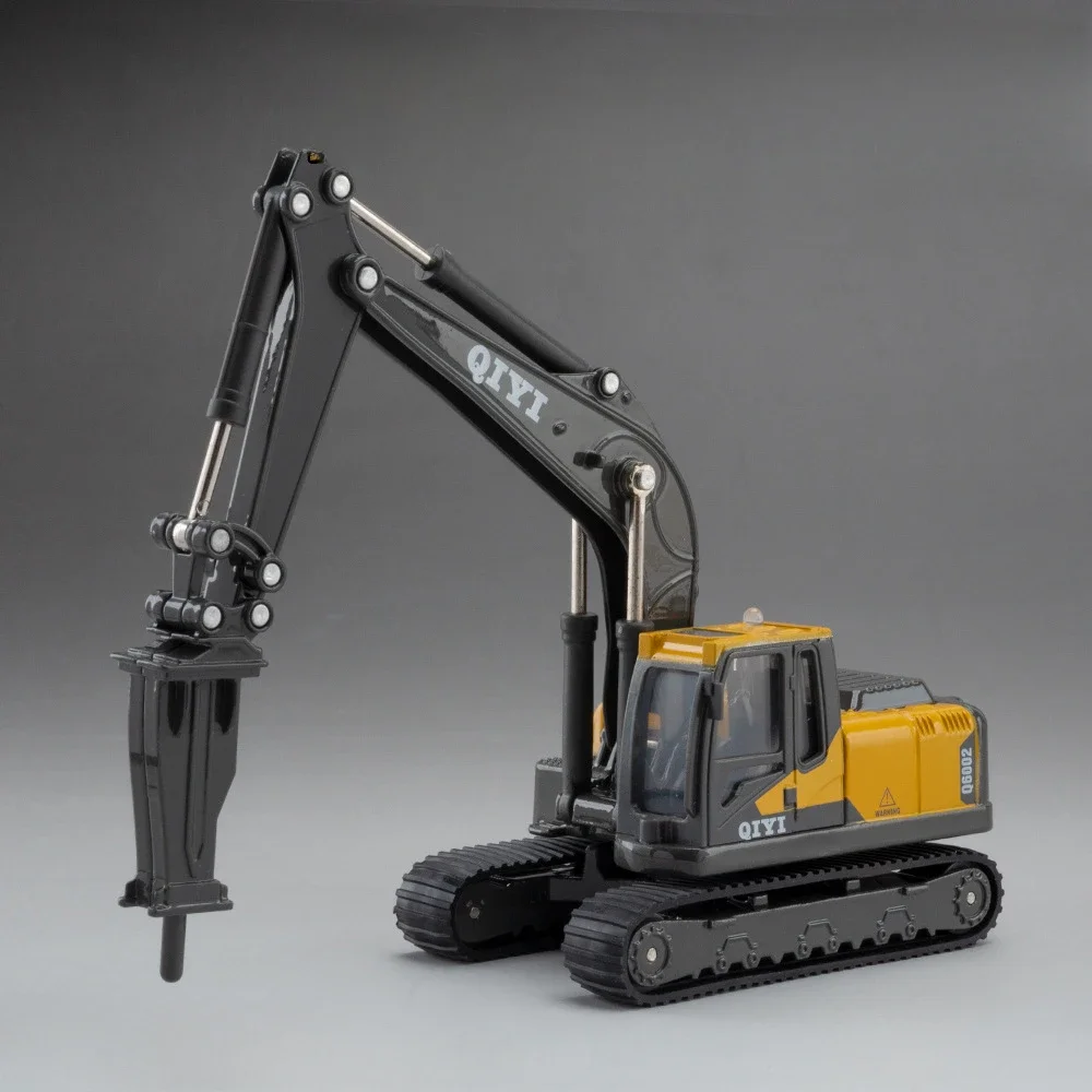 (cinza Crusher) Escala 1:60 - Fundição Sob Pressão - Modelo De Veículo De Engenharia