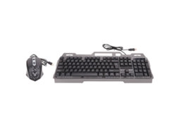 Combo de Teclado e Mouse para Jogos USB 104 Teclas RGB