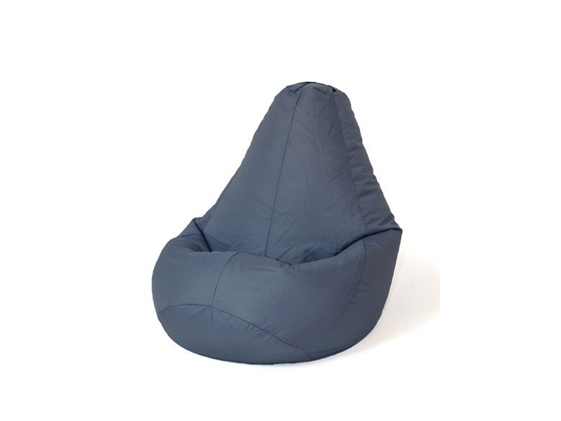 Sako Bag Pouffe Pear Grey Xl 130 X 90 Cm Go Gift