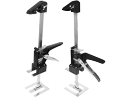Polia com rolamento de metal e duas rodas de plástico para correr em janelas e portas.