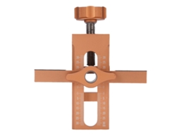 Ferramenta auxiliar para instalação de portas de guarda-roupa (material em liga de alumínio, com funções de perfuração e nivelamento)