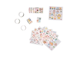 Cinta Washi Diy Decorativa Reposicionável Sem Marcas Conjunto Scrapbooking Manualidades