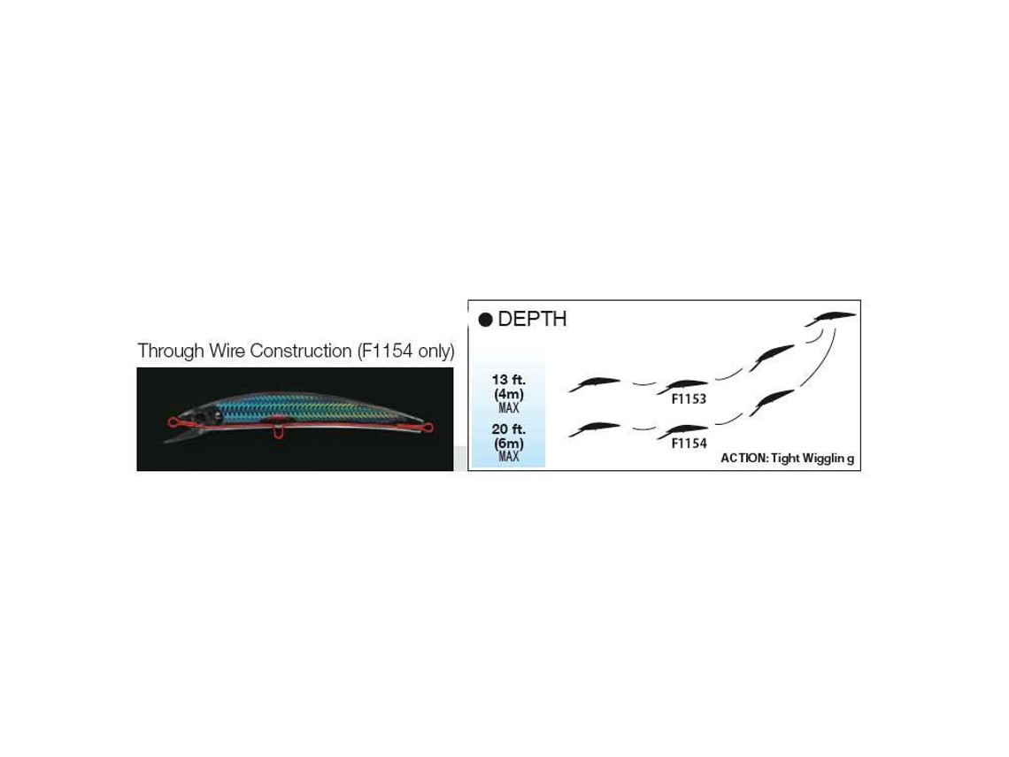 Yo-zuri Crystal 3d Minnow Deep Diver 130mm