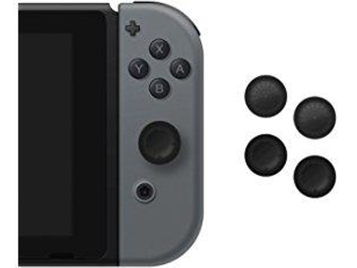 Thumb Treadz 4 Pack Black para Switch