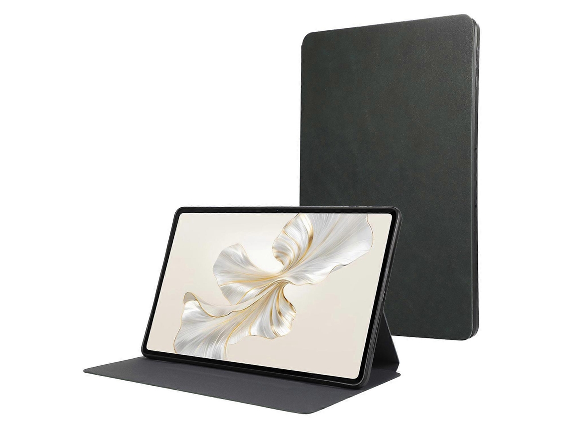 Capa de couro PU antirriscos para tablet Honor Pad 9 com função de suspensão/ativação automática, verde Hengrongshen