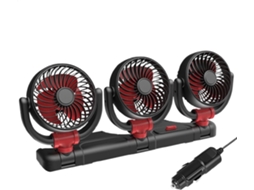 Ventiladores De Carro Com 3 Cabeças, Ventilador Elétrico Para Carro